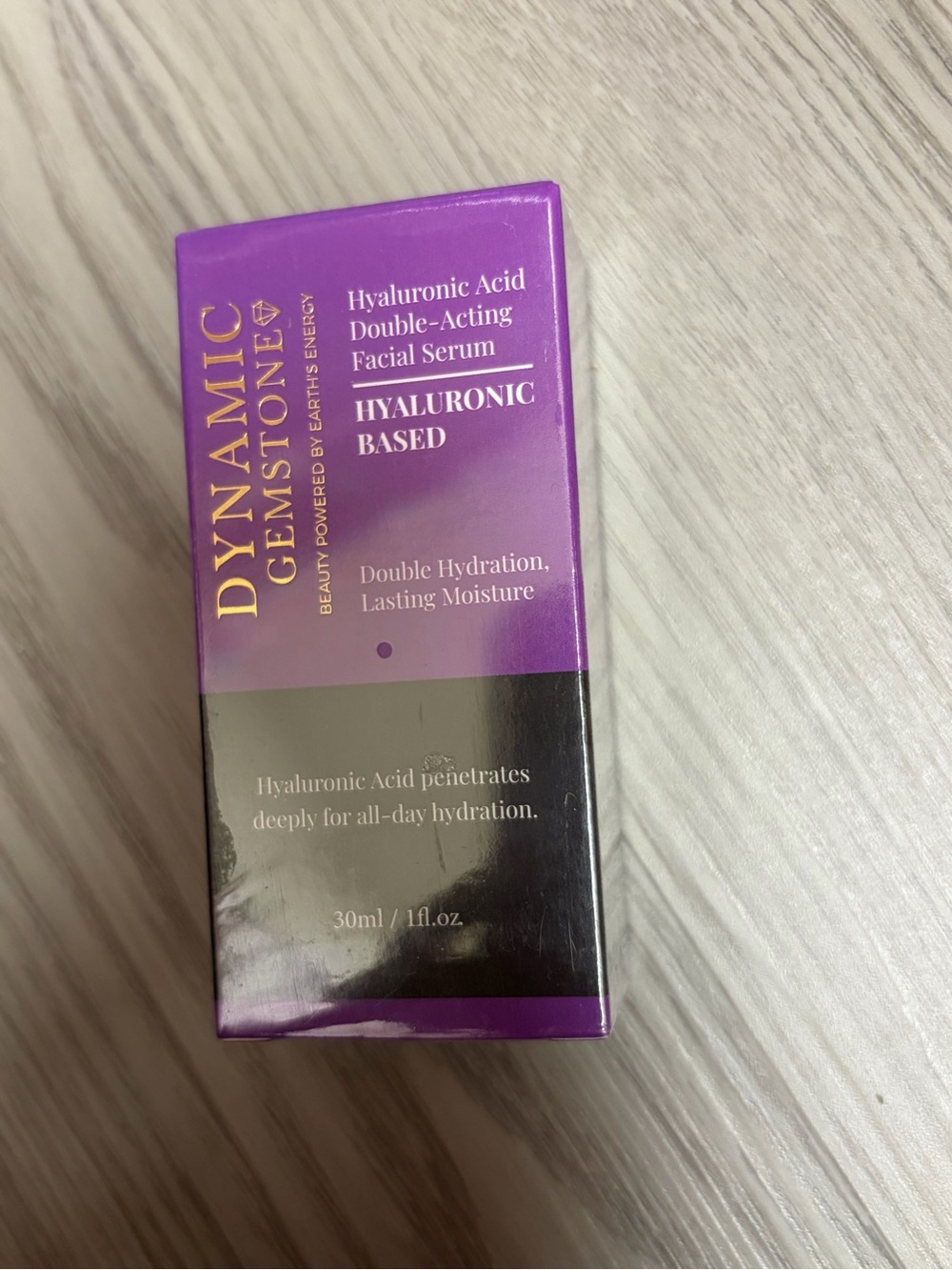 Dynamic Gemstone Hyaluronic Acid Facial Serum - Purple